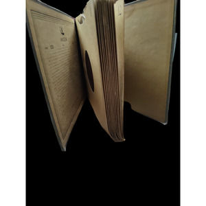 12 slot 78 RPM  record album with 11 78 records